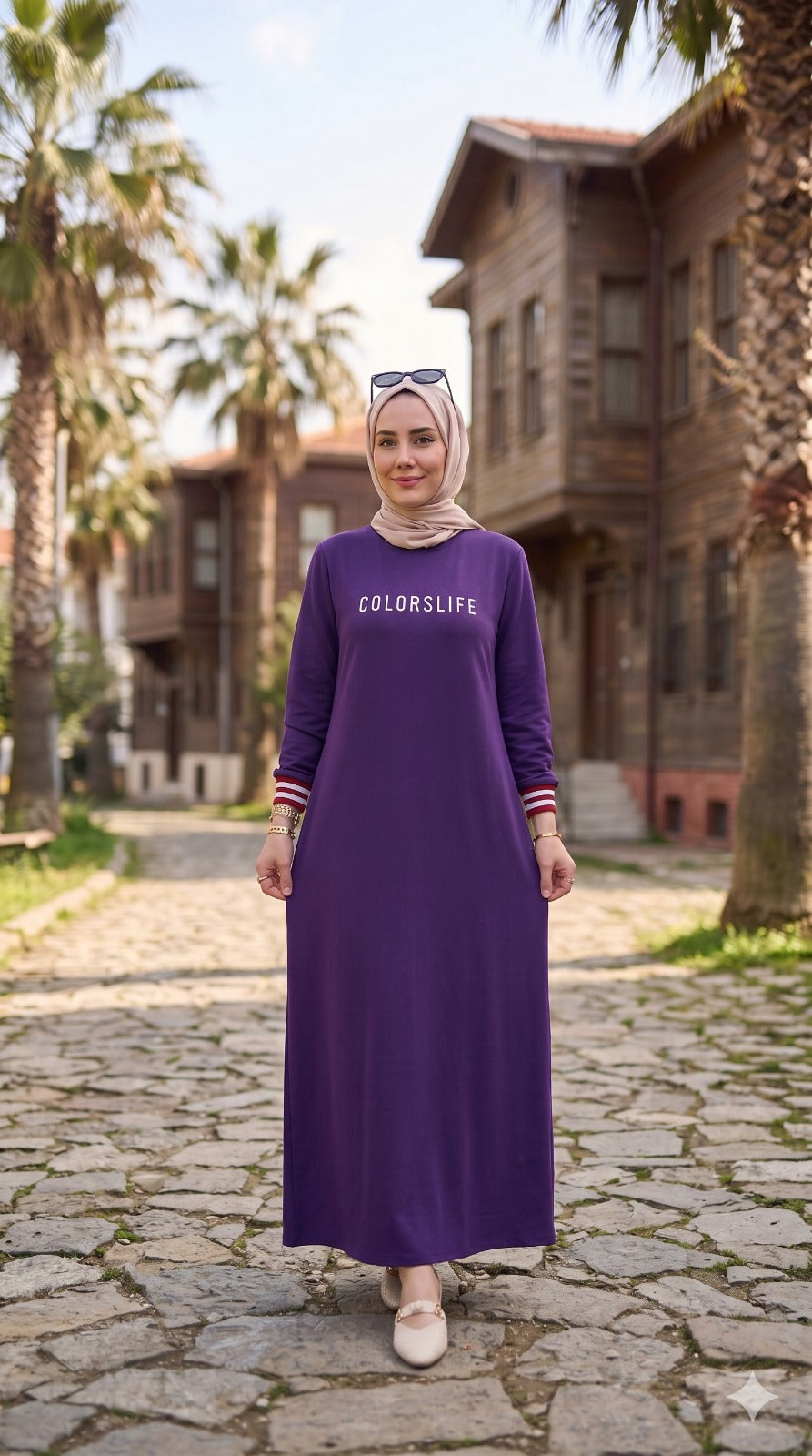 Spor Elbise - Mor
